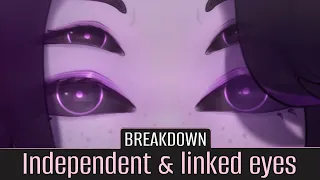 Live2d Breakdown: Independent & linked eye movement