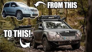 Building an Overland Skoda Yeti in 10 Minutes! 💪