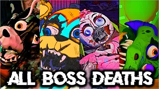 FNAF Security Breach - All Boss/Monsters/Animatronics Deaths or getting DESTROYED!