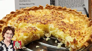 Coconut Custard, An Old Fashioned Buttermilk Custard Pie Recipe