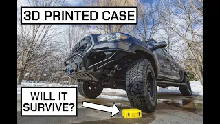 I tried running over 3D Printed Cases...Here's what happened!