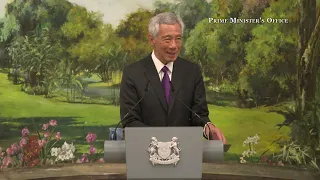 PM Lee Hsien Loong at the President Halimah’s Farewell Reception