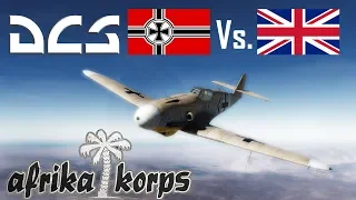 DCS: Bf-109 Afrika Korps Vs Spitfire Dogfight