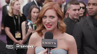 Brittany Snow ("Almost Family") on the 2019 Primetime Emmys Red Carpet