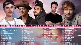 New English Songs 2023 - Justin Bieber, Bruno Mars, The Weeknd, Maroon 5, Ed Sheeran