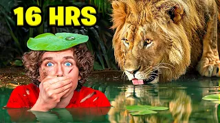 7 EXTREME Ways to Survive For 24 HOURS!! Surviving World's Most Dangerous Challenges ft Brent Rivera