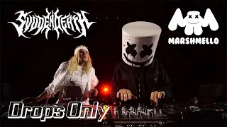 [Drops Only] 흑화한 마시멜로👿 | Marshmello B2B SVDDEN DEATH Live @ EDC Las Vegas 2023