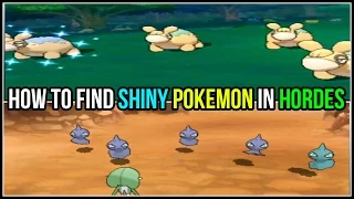 How to Find Shiny Pokemon in Hordes | Horde Shiny Hunting Method | Pokemon ORAS