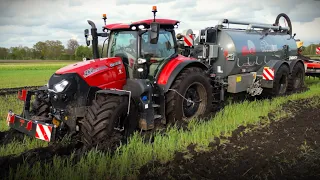 Festgefahren!! Case 260 Traktor & Wienhoff Fass / Gülle fahren 2024 unter schweren Bedingungen!