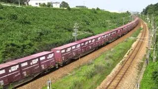 日本海縦貫線を走る貨物列車：1082レ（2013.08.07）