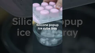 Silicone Popup Ice Cube Tray 21 Cubes