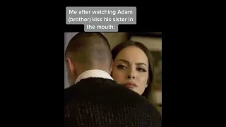 Me watching Fallon and Adam kiss *sister and brother*