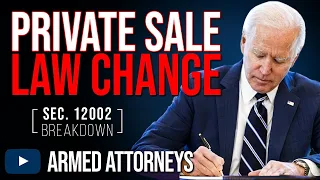 ATF Enforcement of New Private Sale Law