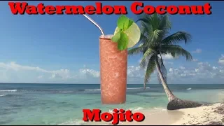 How To Make A Frozen Watermelon Coconut Mojito | Drinks Made Easy