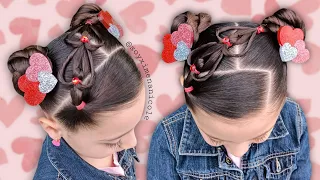 PEINADO DE CORAZONES ❤️❤️ IDEA PARA SAN VALENTÍN 🥰