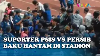 RICUH! Belasan Suporter PSIS vs Persib Jadi Korban Bentrokan