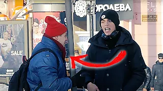 ПРИМЕРЗ ЯЗЫКОМ К СТОЛБУ. ПРАНК. FLASH POSITIVE PRANK