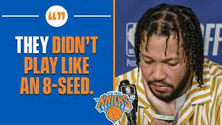 Jalen Brunson SUBMITS DEFEAT To Heat After Losing in 2nd Round of 2023 NBA Playoffs | CBS Sports