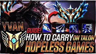 How to carry hopeless games on Talon ! 1V9 in Master elo