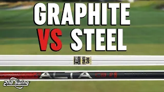 Graphite vs Steel Golf Shaft Comparison | Trackman Test