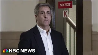 Michael Cohen takes the stand in Trump hush money trial