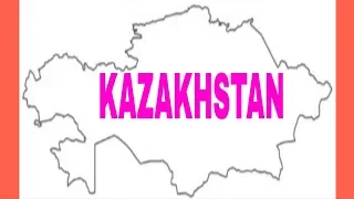 How to draw map of Kazakhstan