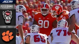 North Carolina State vs. Clemson Full Game | 2018 ACC Football