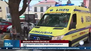 Baleado na perna em Chelas