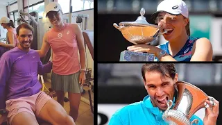 Rafael Nadal (El Matador) • The Beautiful Friendship with Iga Swiatek 🎾🏆