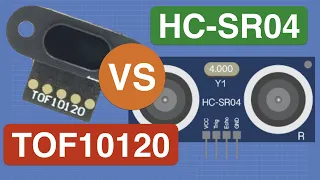 Laser vs Ultrasonic - TOF10120 vs. HC-SR04