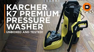 Karcher K7 Premium Full Control Pressure Washer Unboxing and testing