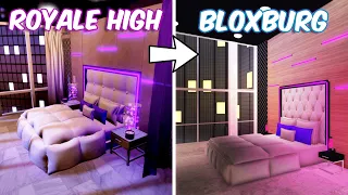 BUILDING The ROYALE HIGH Apartments IN BLOXBURG | roblox