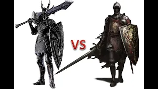 Dark Souls 3 Black Knight VS Lothric Knight