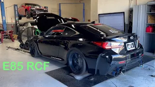 Custom tuned FBO Lexus RCF on E85 fuel - 477 WHP & 445 WTQ!!! - Tuned By Loi VF TUNER