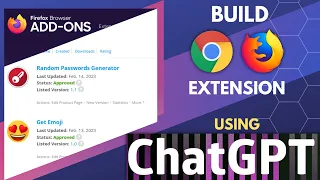 Build and Publish Web Browser Extension using ChatGPT   #openai  #chatgpt