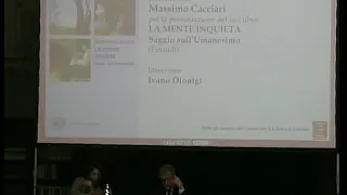 Incontro con Massimo Cacciari