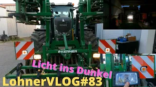 LohnerVLOG#83 Kerner Frontpacker,Fahrscheinwerfer anbringen I Lemken Thorit u. Fendt Favorit 818 rep