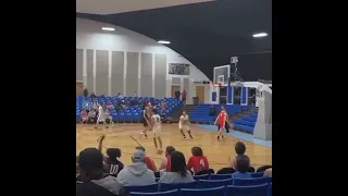 UNBELIEVABLE SEQUENCE of half-court 3s 🤯 | #shorts