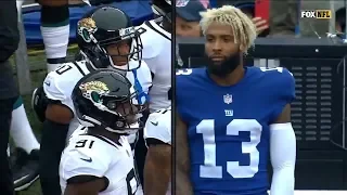 Odell Beckham vs Jalen Ramsey & AJ Bouye (2018) | WR vs CB Matchup