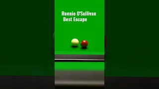 Ronnie O'Sullivan best snooker Escape.#youtubeshorts #shorts