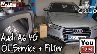 Audi A6 A7 4G 3.0 TDI Ölwechsel + Filter | Anleitung | Drehmomentwerte | How to Change Oil + Filter