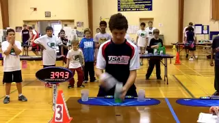 William Polly Sport Stacking Cycle World Record 5.494