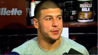 Aaron Hernandez Interview - Back To Playing Football