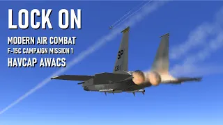 Lock On Modern Air Combat - F-15C Eagle - HAVCAP AWACS