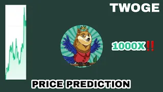 TWOGE INU TO THE MOON‼️ TWOGE TOKEN PRICE PREDICTION POTENTIAL GAINS 1000X⁉️