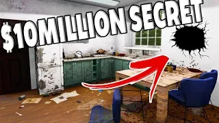 This House Has A $10,000,000 SECRET! HIDDEN TREASURE?! - House Flipper Gameplay