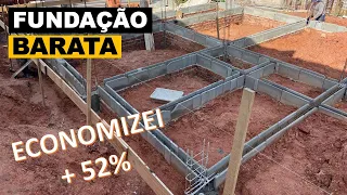 Economizei mais de 52% na fundação!