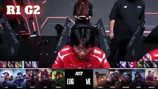 EDG vs WE - Game 2 | Round 1 LPL Summer 2023 Playoffs | Edward Gaming vs Team WE G2