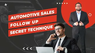 Underutilized Follow Up Technique in Car Sales | Immediate Callback | Curbside Call