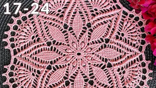 Crochet doily, Christiana, 17-24